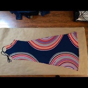 Multicolored maxi dress, size L